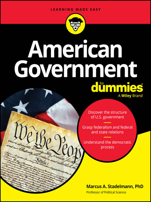 Cover image for American Government For Dummies